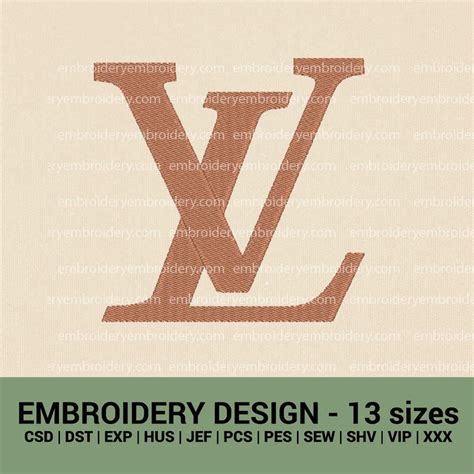 lv embroidery file